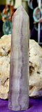 MD. Vertical Banded Rainbow Fluorite Crystal Tower ✨💜🌈🤍🤩