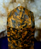 Leopardskin Jasper Crystal Tower 💛🐆🖤✨