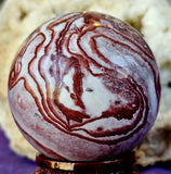 Red Lined Jasper Crystal Sphere ♥️✨🔮😍🍒