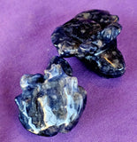 Sodalite Crystal Frog Carving 🐸✨🥹💎