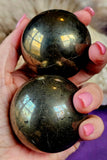 Solid Pyrite Crystal Sphere 🔮✨⚜️💰🏆