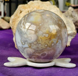 Flower Agate Crystal Sphere 🌺🌹🩷
