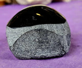 Rainbow Obsidian Polished & Raw Crystal Egg 🥚🌈🖤✨