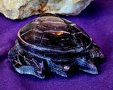 ✨RARE✨ MD. Grade A++ Purple Mica Crystal Turtle Carving 🐢✨ 🤩 🤯 💜🐢