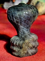 Labradorite Crystal Cobra Figurine 🐍