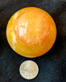 Creamsicle Calcite Crystal Sphere 🍦🍊🧡🔮✨😍