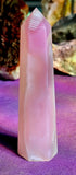 Dyed Pink Agate Crystal Tower ✨🩷😍🌸