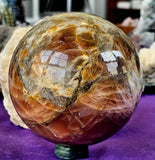 XL Sunstone & Moonstone Crystal Sphere ✨🌞☀️☪️🌙🌛