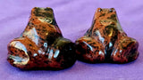 Mahogany Obsidian Crystal Frog Carving 🐸✨🥹💎
