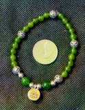 Handcrafted Jade Crystal Stretch Bracelet ✨📿💚