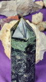 XL Kambaba Jasper Crystal Tower 💚✨🤩🤯🖤