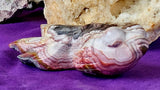 LG. Banded Agate Crystal Fantail Goldfish Carving ✨🤩🐟🐠🐡🤯🤍