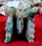 HUGE Moss Agate Crystal Dragon Head! 🐉💚🐲