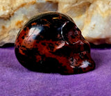 Mahogany Obsidian Crystal Mini Skull 🖤💀❤️