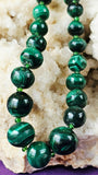 Vintage Malachite Crystal Necklace ✨📿💚🌿🍃🤩