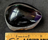 Rainbow Obsidian Polished & Raw Crystal Egg 🥚🌈🖤✨