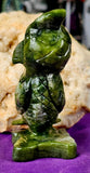 MD. Nephrite Jade Crystal Owl Carving 🦉💚✨🤩🦉
