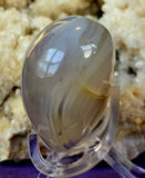 Agate Crystal Puffy Heart 💕💙✨