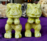 XL Lemon Jade Crystal T-Rex Dinosaur Statue 🦖🦕🤍✨🍋💚