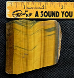 Lapidary Grade Crystal Tigers Eye Slab