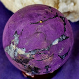 Matte Finished FLASHY Purpurite Crystal Sphere 🔮✨🤩🤯