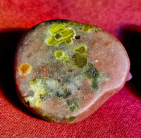 Pink Plum Blossom Jasper Crystal Sleeping Kitty Carving 🐾🐈‍⬛🌸