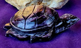 ✨RARE✨ MD. Grade A++ Purple Mica Crystal Turtle Carving 🐢✨ 🤩 🤯 💜🐢