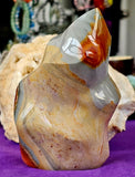 LG. Polychrome Jasper Crystal Flame ❤️🔥🤩🤯🩶