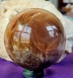 ✨EPIC✨ LG. Sunstone & Moonstone Mixed Crystal Sphere ✨🤯🤩🌞🌅🌙☪️