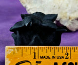 Matte Finished Black Obsidian 9 Tails Holding Sphere