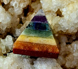 Mini Chakra Crystal Pyramid 🤩💎🌈🔺✨