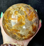 XL Sunstone & Moonstone Crystal Sphere ✨🌞☀️☪️🌙🌛