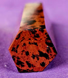Mahogany Obsidian Crystal Tower ✨❤️🖤❤️✨
