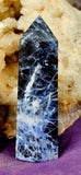 Sodalite Crystal Tower #2 💙🖤🤍✨🗼
