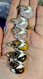 Assorted Crystal Teardrop Silver Butterfly Necklace 🤩📿✨🦋