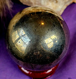 Solid Pyrite Crystal Sphere 🔮✨⚜️💰🏆