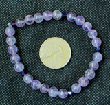 Handcrafted Amethyst & Swarovski Crystal Stretch Bracelet ✨💜🤩📿