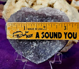 LG. Partially Raw Polished Zeolite Crystal Heart Cluster ✨🤯🤩😍💜💎