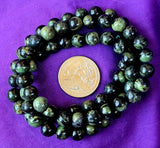 Kambaba Jasper Crystal Stretch Bracelet ✨📿💚🖤