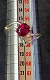 925 Sterling Silver Princess Cut Garnet Ring 💍💎✨😍❤️