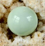 Light Green (man-made) Crystal Glow Sphere 💚🔮✨