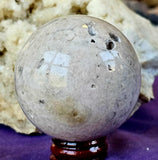 Blue Banded Agate Crystal Sphere #2 💙✨🔮💎🔵