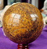LG. Calligraphy Jasper Crystal Sphere ✨🔮💎✒️🍂