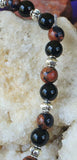 Handcrafted Blue & Goldstone w/Onyx & 925SS Accent Beads ✨📿⚜️💙
