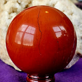 Red Jasper Crystal Sphere ❤️🔮✨