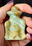GORGEOUS Ocean Jasper Crystal Ghost w/Wizard Hat 🌊🐚👻🧙‍♀️✨🤯🤩