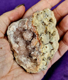 Raw Pink Amethyst Crystal Geode 🌸✨🩷💎
