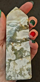 Tree Agate Obelisk Crystal Tower 💚✨🤩🤍🌿🌳