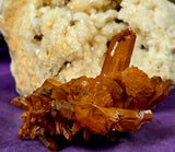 MD. Raw Iron Coated Quartz Crystal Cluster ✨🧡🧇🤩