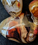 LG. Sardonyx Crystal Palmstones 🖤✨❤️